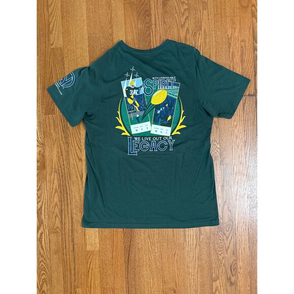 Notre Dame Fighting Irish Green Short Sleeve Men's 2XL T-Shirt Football- NWT - Picture 2 of 8